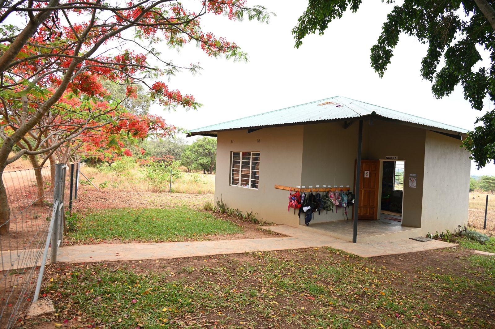 The Grade 1 classroom at the Musikili satellite school, Leopards Hill